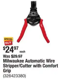 The Home Depot Milwaukee Automatic Wire Stripper/Cutter with Comfort offer