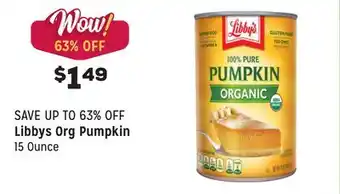 Grocery Outlet Org Pumpkin offer