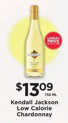 ShopRite Low Calorie Chardonnay offer