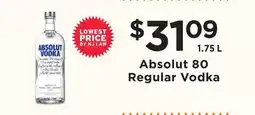 ShopRite 80 Regular Vodka offer