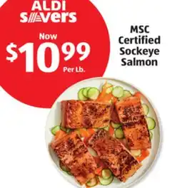 Aldi MSC Certified Sockeye Salmon offer