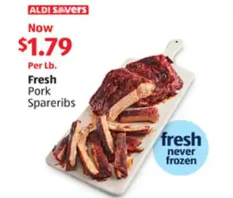 Aldi Fresh Pork Spareribs offer