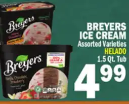 Bravo Supermarkets BREYERS ICE CREAM offer
