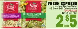 Bravo Supermarkets FRESH EXPRESS Salad offer
