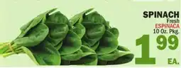 Bravo Supermarkets SPINACH offer
