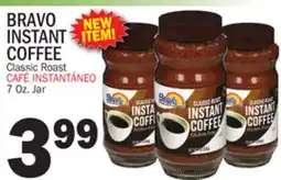 Bravo Supermarkets BRAVO INSTANT COFFEE offer