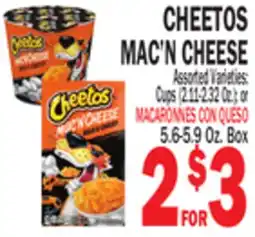 Bravo Supermarkets CHEETOS MAC'N CHEESE offer
