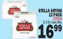 Bravo Supermarkets STELLA ARTOIS 12 PACK offer