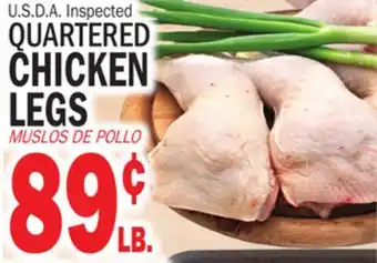 Bravo Supermarkets QUARTERED CHICKEN LEGS offer