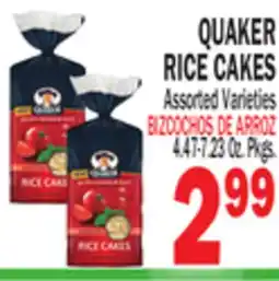 Bravo Supermarkets QUAKER RICE CAKES offer