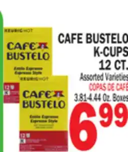 Bravo Supermarkets CAFE BUSTELO K-CUPS 12 CT offer
