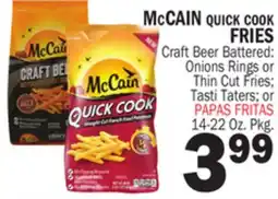 Bravo Supermarkets McCAIN quick cook FRIES offer