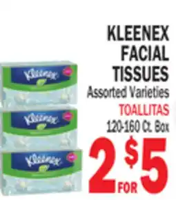 Bravo Supermarkets KLEENEX FACIAL TISSUES offer
