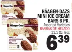 Bravo Supermarkets HÄAGEN-DAZS MINI ICE CREAM BARS 6 PK offer