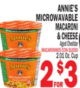 Bravo Supermarkets ANNIE'S MICROWAVABLE MACARONI & CHEESE offer