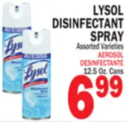 Bravo Supermarkets LYSOL DISINFECTANT SPRAY offer