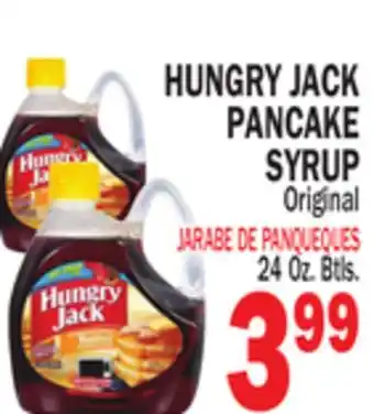 Bravo Supermarkets HUNGRY JACK PANCAKE SYRUP offer