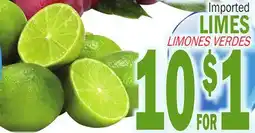Bravo Supermarkets Imported LIMES offer