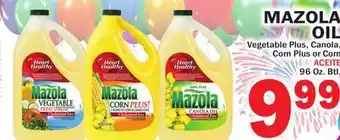 Bravo Supermarkets MAZOLA OIL offer