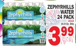 Bravo Supermarkets ZEPHYRHILLS WATER 24 PACK offer