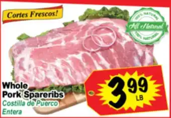 Superior Grocers Whole Pork Spareribs offer