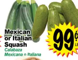 Superior Grocers Italian or Italian Squash offer