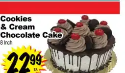 Superior Grocers Cookies & Cream Chocolate Cake offer