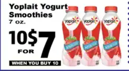 Superior Grocers Yoplait Yogurt Smoothies offer