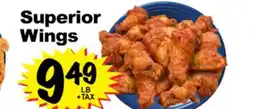 Superior Grocers Superior Wings offer