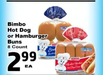 Superior Grocers Bimbo Hot Dog or Hamburger Buns offer