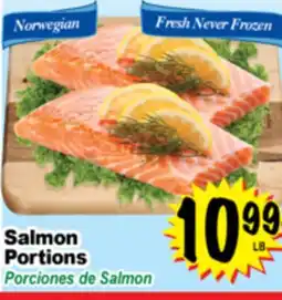 Superior Grocers Salmon Portions offer