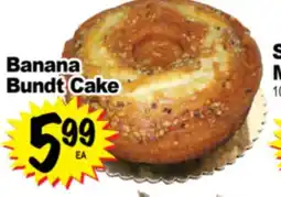Superior Grocers Banana Bundt Cake offer