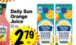Superior Grocers Daily Sun Orange Juice offer