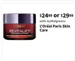 Walgreens L'Oréal Paris Skin Care offer