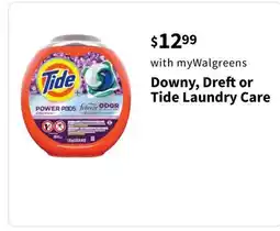 Walgreens Downy, Dreftor Tide Laundry Care offer