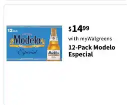 Walgreens 12-Pack Modelo Especial offer