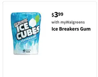 Walgreens Ice Breakers Gum offer