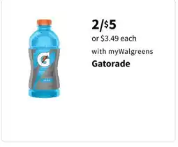 Walgreens Gatorade offer