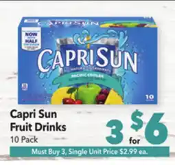 Vallarta Supermarkets Capri Sun Fruit Drinks offer