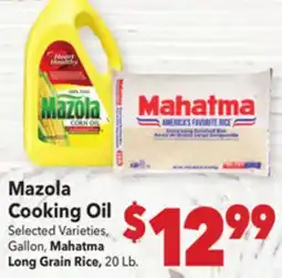Vallarta Supermarkets Mazola Cooking Oil offer