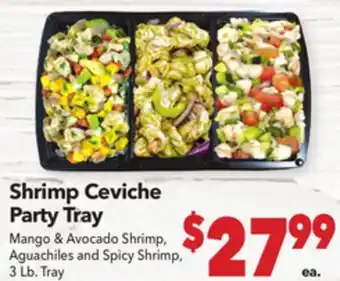 Vallarta Supermarkets Shrimp Ceviche Party Tray offer