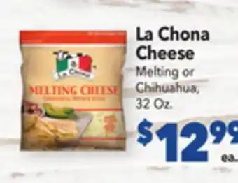 Vallarta Supermarkets La Chona Cheese offer