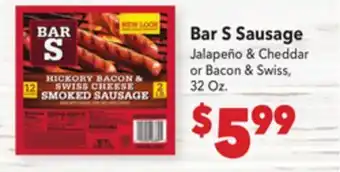 Vallarta Supermarkets Bar S Sausage offer