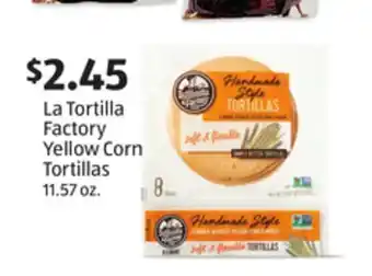 Aldi La Tortilla Factory Yellow Corn Tortillas offer