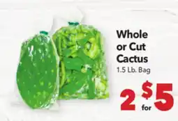Vallarta Supermarkets Whole or Cut Cactus offer