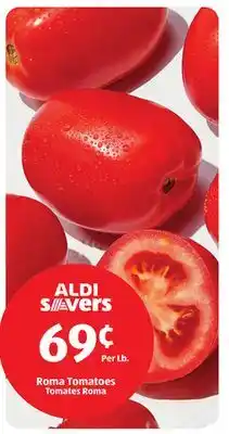 Aldi Roma Tomatoes offer