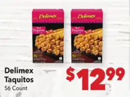 Vallarta Supermarkets Delimex Taquitos offer