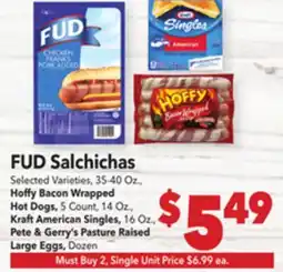 Vallarta Supermarkets FUD Salchichas offer