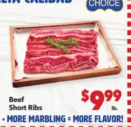 Vallarta Supermarkets Beef Short Ribs offer