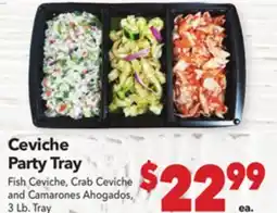 Vallarta Supermarkets Ceviche Party Tray offer